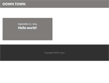Tablet Screenshot of downtown.us